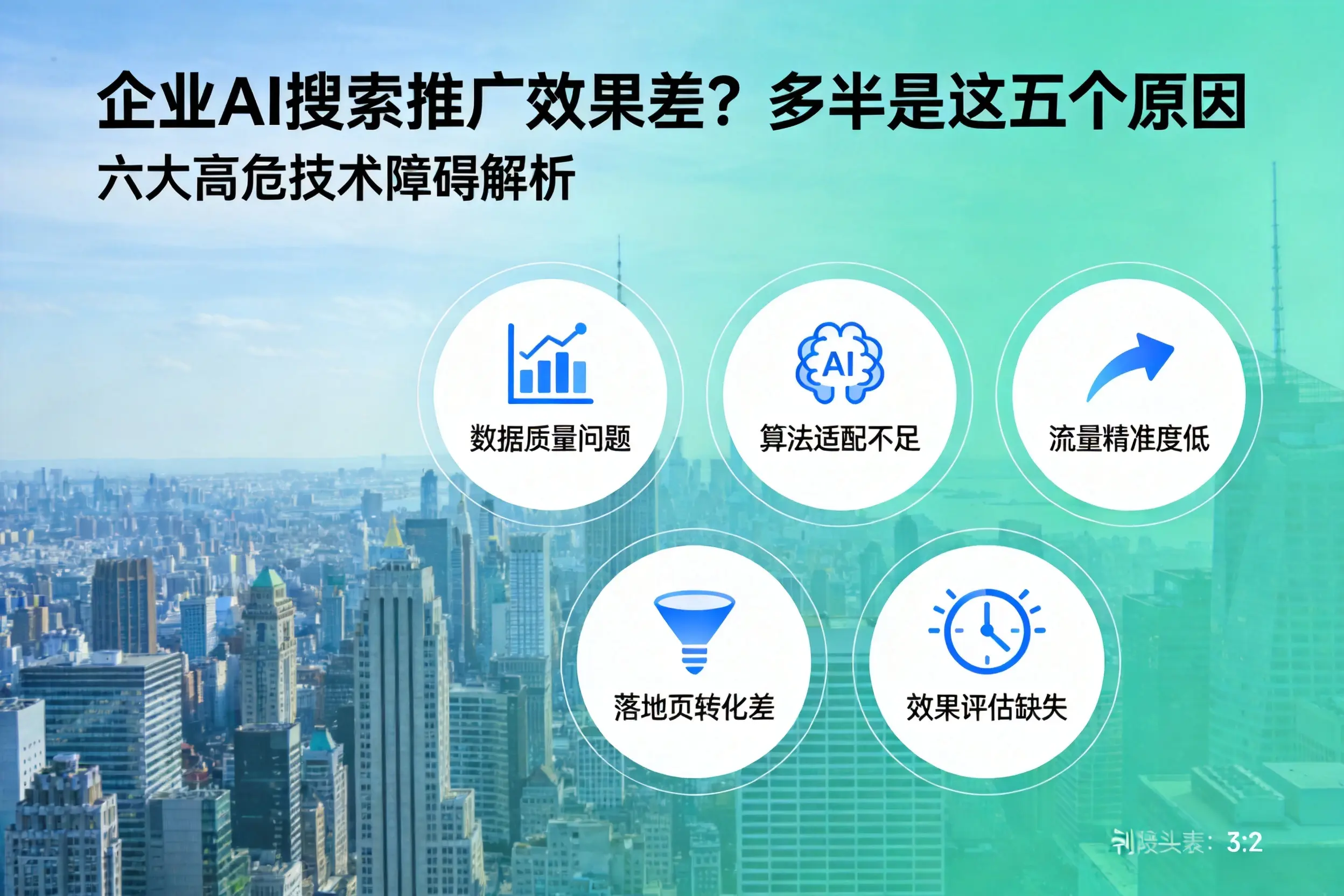 江州企业AI搜索推广效果差?多半是这五个原因